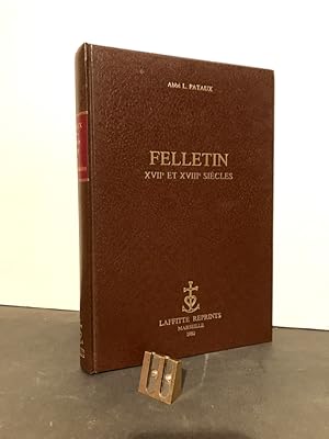 Seller image for Felletin. XVII et XVIII sicles. for sale by Librairie Devaux
