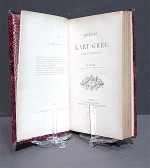 Histoire de l'Art Grec avant Périclès.