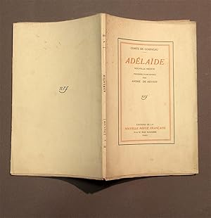 Adelaïde. (Nouvelle inédite) précédée d'une notice par André de Hevesy.