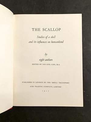 The Scallop. Studies of a shell and its influences on humankind by eight authors. Edited by Ian Cox.