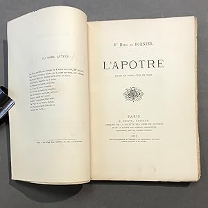 L'Apôtre. Drame en trois actes en vers.