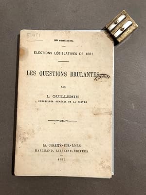 Élections législatives de 1881. Les questions brûlantes.