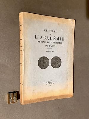 Mémoires de l'Académie des Sciences, Arts et Belles-Lettres de Dijon. Année 1937.