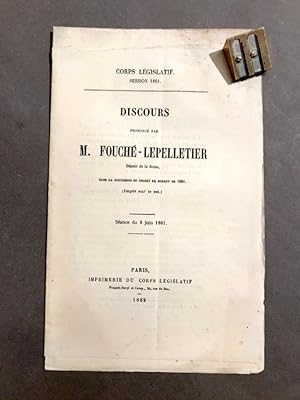 Discours prononcé par. dans la discussion du projet de budget de 1861 (Impôt sur le sel).