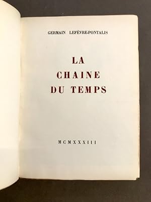 La chaîne du temps.