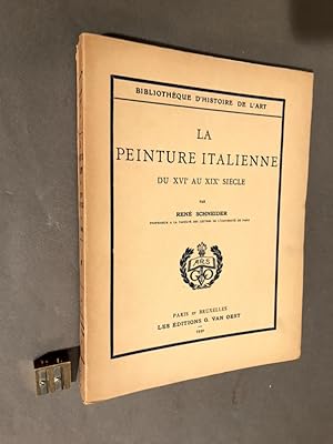 La peinture italienne du XVI° au XIX° siècle.