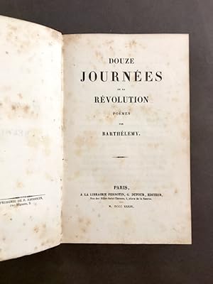 Douze journées de la Révolution.