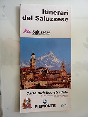 Image du vendeur pour ITINERARI DEL SALUZZESE Carta Turistico - Stradale PIEMONTE mis en vente par Historia, Regnum et Nobilia