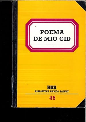 Seller image for POEMA DE MIO CID for sale by Papel y Letras