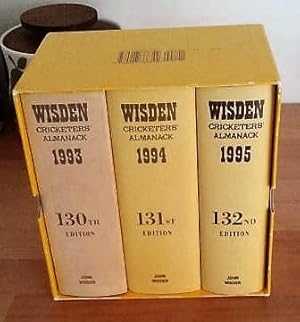 Wisden Cricketers' Almanack 1993-1995 3 Volumes in Slip-case