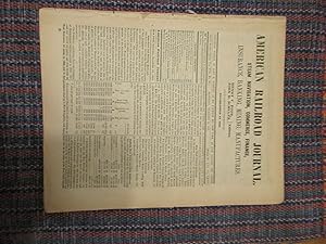 Imagen del vendedor de American railroad journal, vol. XVII, no. 50, Saturday, December 14, 1861. Steam navigation, commerce, finance, insurance, banking, mining, manufactures, second quarto series, vol. XVII, no. 50, Saturday, December 14, 1861 a la venta por Chez Libro17