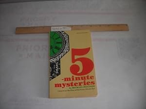 Seller image for 5 / Five Minute Mysteries : Cases from the Files of Ed Noon Prive Eye [Juvenile Detective Series Ed Noon] for sale by GREAT PACIFIC BOOKS
