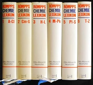 Römpps Chemie Lexikon. Herausgegeben von Dr. Otto-Albrecht Neumüller. 6 Bände (komplett).