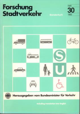 Seller image for Massnahmen und Mglichkeiten zur Integration behinderter Menschen im Verkehr: Including transl. into Engl. Verkehrswissenschaftliche Seminare am 4./5. Mai 1981 in Berlin und am 24. September 1981 in Bielefeld. Forschung Stadtverkehr, Sonderheft 30. for sale by Antiquariat Jenischek