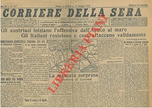 Gli austriaci iniziano l'offensiva dall'Astico al mare. Gli italiani resistono e contrattaccano v...