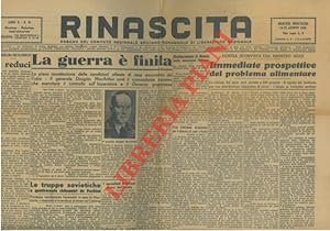 La guerra è finita. Piena accettazione delle condizioni alleate di resa annunciata da Tokio.