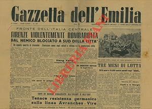 Firenze violentemente bombardata dal nemico bloccato a sud della città