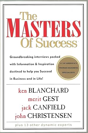 Seller image for The Masters Of Success for sale by Sabra Books