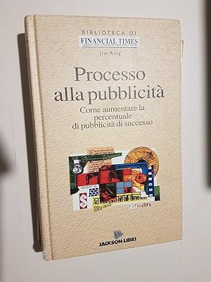 PROCESSO ALLA PUBBLICITA COME AUMENTARE LA PERCENTUALE DI PUBBLICITA DI SUCCESSO,