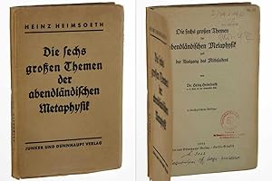 Image du vendeur pour Die sechs groen Themen der abendlndischen Metaphysik und der Ausgang des Mittelalters. 2., durchges. Aufl. mis en vente par Antiquariat Lehmann-Dronke