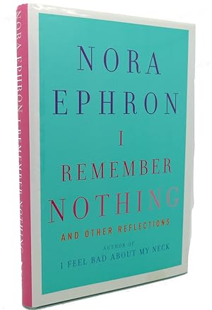 Seller image for I REMEMBER NOTHING, And Other Reflections for sale by Rare Book Cellar