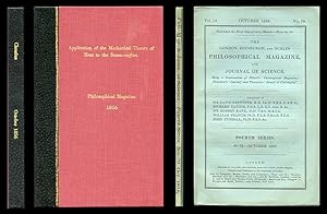 Immagine del venditore per On the Application of the Mechanical Theory of Heat to the Steam-engine in The London, Edinburgh, and Dublin Philosophical Magazine and Journal of Science 12 No. 79 pp. 241-265, October 1856 venduto da Atticus Rare Books