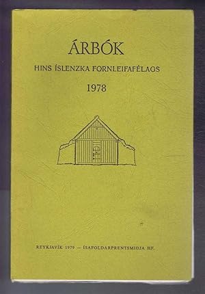 Arbok Hins Islenzka Fornleifafelags 1978 (Yearbook of the Icelandic Archaeological Society)