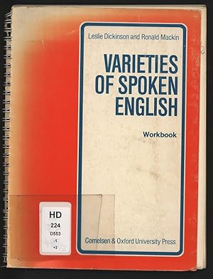 Seller image for Varieties of Spoken English. Workbook. for sale by Antiquariat Bookfarm