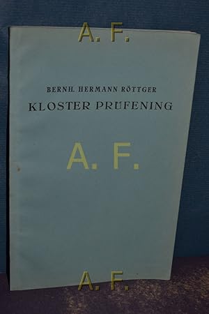 Bild des Verkufers fr Kloster Prfening : Deutsche Kunstfhrer - Band 27. zum Verkauf von Antiquarische Fundgrube e.U.