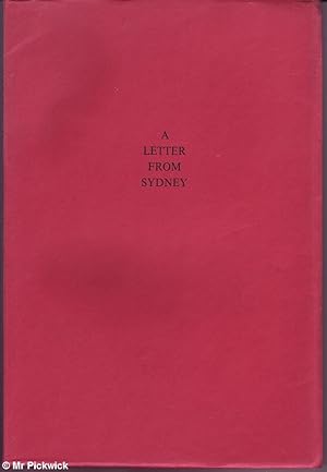 Image du vendeur pour A Letter From Sydney mis en vente par Mr Pickwick's Fine Old Books