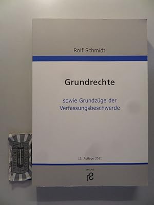 Seller image for Grundrechte sowie Grundzge der Verfassungsbeschwerde. for sale by Druckwaren Antiquariat
