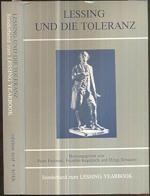 Bild des Verkufers fr Lessing und die Toleranz. Beitrge der vierten internationalen Konferenz der Lessing Society in Hamburg vom 27. bis 29. Juni 1985. Sonderband zum Lessing Yearbook. Hrsg. v. Peter Freimark, Franklin Kopitzsch u. Helga Slessarev. zum Verkauf von Antiquariat Dwal