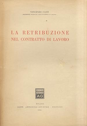 La retribuzione nel contratto di lavoro.