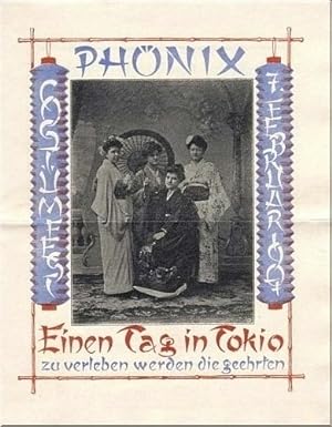 "Einen Tag in Tokio." Einladung zum Phönix Costümfest am 7. Februar 1907.
