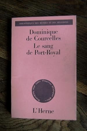 Immagine del venditore per Le sang de Port-Royal venduto da Un livre en poche