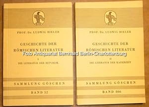 Geschichte der römischen Literatur (Band I und Band II cplt.; Sammlung Göschen Band 52 und Band 866)