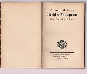 Meister Breugnon. Ein fröhliches Buch.