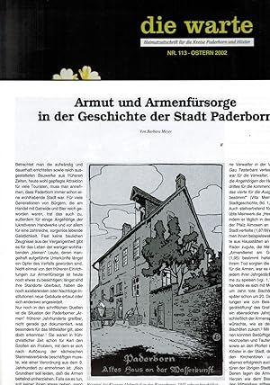 Bild des Verkufers fr Armut und Armenfrsorge in der Geschichte der Stadt Paderborn (in: Die Warte 63. Jahrgang / Nr. 113 Ostern 2002) zum Verkauf von Paderbuch e.Kfm. Inh. Ralf R. Eichmann