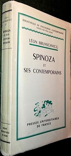 Image du vendeur pour Spinoza et ses contemporains mis en vente par Le Chemin des philosophes