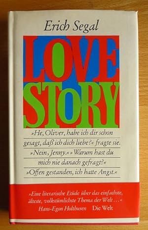 Bild des Verkufers fr Love story. [Aus d. Amerikan.] Dt. von Isabella Nadolny zum Verkauf von Antiquariat Blschke