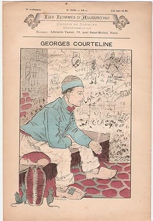 Les Hommes d'aujourd'hui n° 350. Georges Courteline.