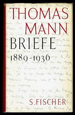 Briefe 1889-1936. Herausgegeben von Erika Mann