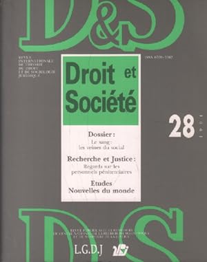 Revue droit et société n° 28 année 1994