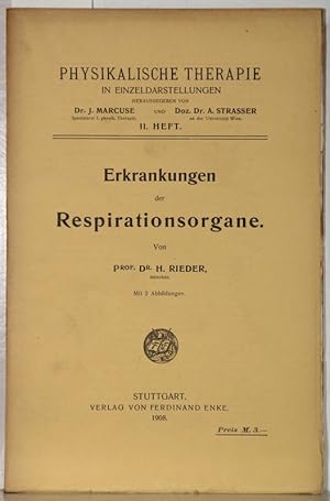 Image du vendeur pour Erkrankungen der Respirationsorgane. mis en vente par Antiquariat  Braun