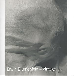 Seller image for Erwin Blumenfeld Vintage- Galerie Andres Thalmann Zrich 14 June - 17 July 2010 for sale by ART...on paper - 20th Century Art Books