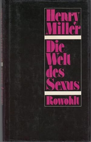 Imagen del vendedor de Die Welt des Sexus a la venta por Graphem. Kunst- und Buchantiquariat