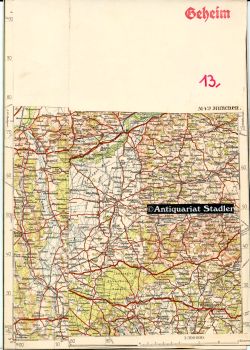 Übersichtskarte von Mitteleuropa. Blatt M 49 München.