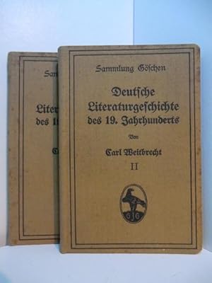 Seller image for Deutsche Literaturgeschichte des 19. Jahrhunderts Band 1 und 2. Sammlung Gschen 134 / 135 for sale by Antiquariat Weber