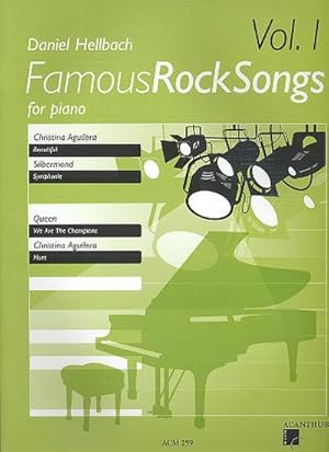 Bild des Verkufers fr Famous Rocksongs Vol, 1 : For Piano, Noten zum Verkauf von AHA-BUCH GmbH