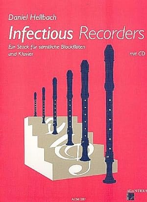 Bild des Verkufers fr Infectious Recorders (+CD)fr smtliche Blockflten (1 oder mehrere Spieler) und Klavier zum Verkauf von AHA-BUCH GmbH